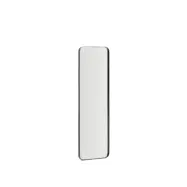KAVE HOME Marco väggspegel, rektangulär - spegelglas och svart metall (55,5x150,5)
