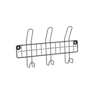 Kroklist Koster 3 krokar Svart