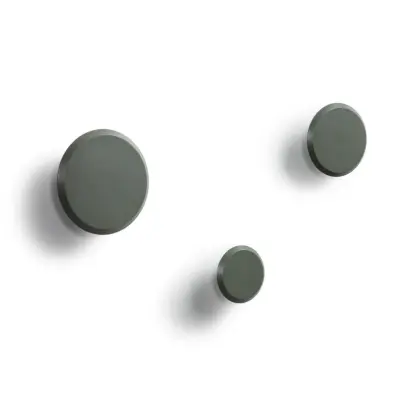 KAVE HOME Nadua krok - grönt bokträ (set med 3)