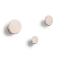 KAVE HOME Nadua krok - naturligt bokträ (set med 3)