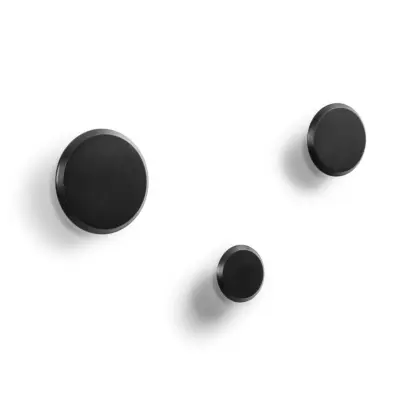 KAVE HOME Nadua krok - svart bokträ (set om 3)