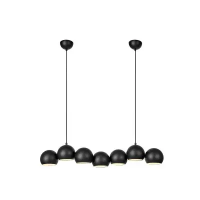 Markslöjd Taklampa Cupolo 7 Svart/Sand