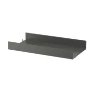 Metallhyllplan hög 58x30 Mörkgrå