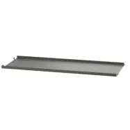 Metallhyllplan låg 78x30 Mörkgrå