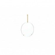 Moebe - Wall Spegel Ø30 Brass