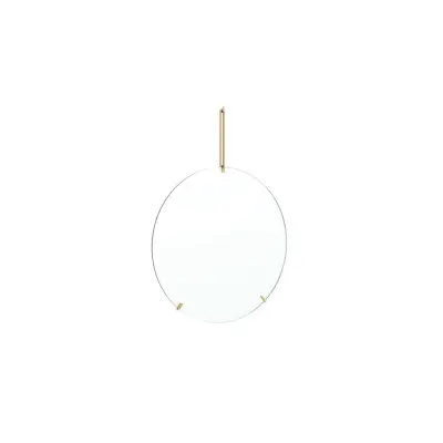 Moebe - Wall Spegel Ø50 Brass
