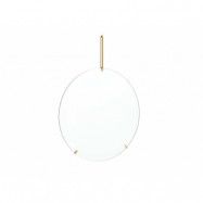 Moebe - Wall Spegel Ø70 Brass