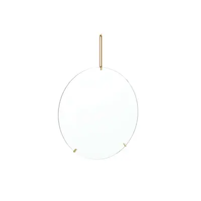 Moebe - Wall Spegel Ø70 Brass