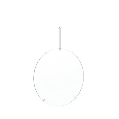 Moebe - Väggspegel Ø50 rostfritt stål