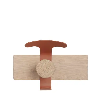 Muuto - Avail Väggkrok Koppar Brun