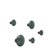 Muuto - Dots Metal Set Of 5 Dark Green