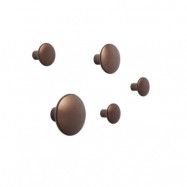 Muuto - Dots Metal Set of 5 Umber
