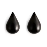 Normann Copenhagen - Dropit Väggkrok 2 pcs. Large Black