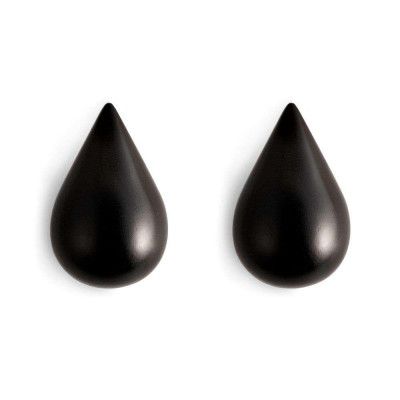 Normann Copenhagen - Dropit Väggkrok 2 pcs. Large Black