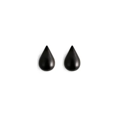 Normann Copenhagen - Dropit Väggkrok 2 pcs. Small Black