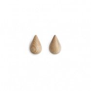 Normann Copenhagen - Dropit Hooks Small 2 pcs. Oak