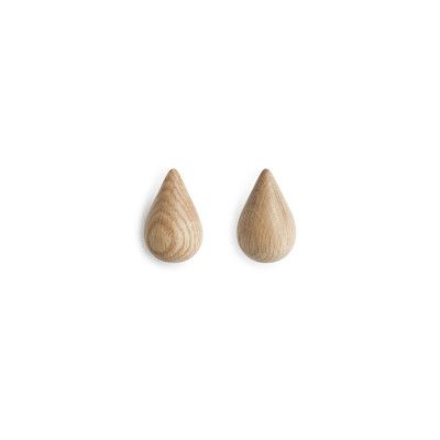 Normann Copenhagen - Dropit Väggkrok 2 pcs. Small Oak