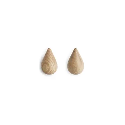 Normann Copenhagen - Dropit Väggkrok 2 pcs. Small Oak