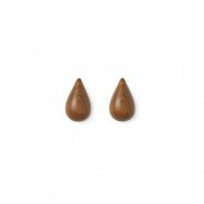 Normann Copenhagen - Dropit Väggkrok 2 pcs. Small Walnut