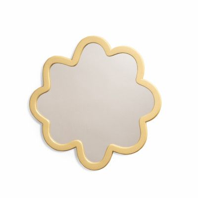 &Klevering Spegel Funky Gul 44,5cm