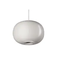 Pebble Knubbig takpendel, varmgrå/metall 21cm