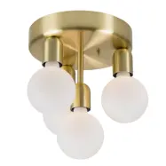 Regal 4 plafond, mässing 23cm