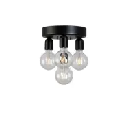 Regal 4 plafond, mattsvart 23cm