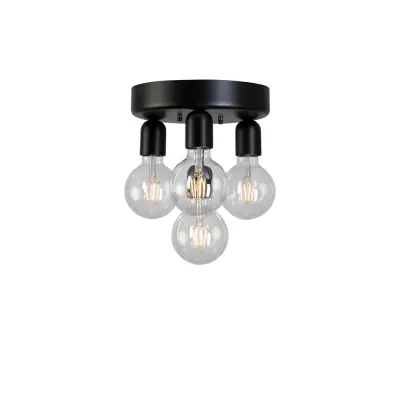 Regal 4 plafond, mattsvart 23cm