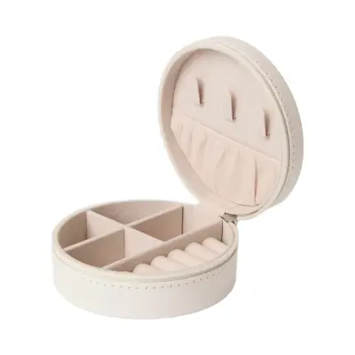 Smyckesskrin Jackie rund vit