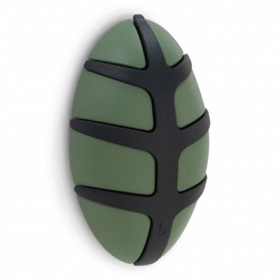 SPINDER DESIGN Bug klädhängare, w. 7 krokar - grön metall