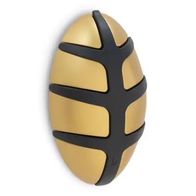 SPINDER DESIGN Bug klädhängare, w. 7 krokar - guldmetall