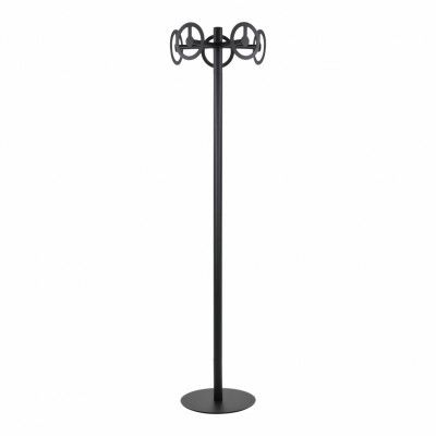 SPINDER DESIGN Circle Bejtänt, med 5 Krokar - Matt Svart Stål (Ø 40 cm)