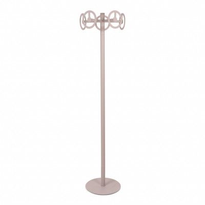 SPINDER DESIGN Circle butler, m. 5 krokar - taupe stål (Ø40)