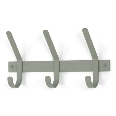 SPINDER DESIGN Dexter 3 klädhängare, w. 3 krokar - dammgrönt stål