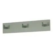 SPINDER DESIGN Leatherman 3 klädhängare, w. 3 krokar - dammgrönt stål