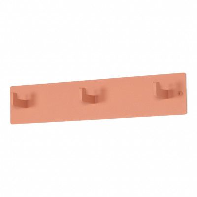 SPINDER DESIGN Leatherman 3 klädhängare, w. 3 krokar - lera terra stål