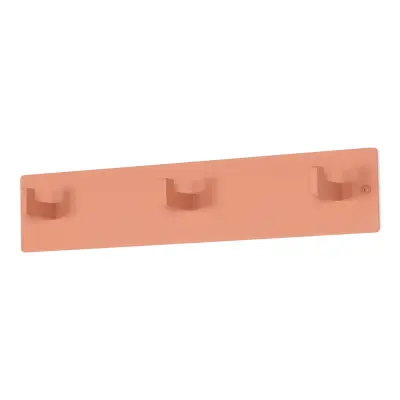 SPINDER DESIGN Leatherman 3 klädhängare, w. 3 krokar - lera terra stål