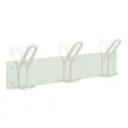 SPINDER DESIGN Miles 3 klädhängare, w. 3 krokar - vitt stål