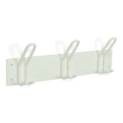 SPINDER DESIGN Miles 3 klädhängare, w. 3 krokar - vitt stål