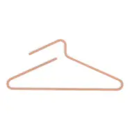 SPINDER DESIGN Hängbar klädgalge - lera terra stål (5-pack)