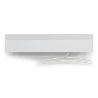 SPINDER DESIGN Chaperone 80 klädhängare, w. 8 krokar - vitt stål (B:77)