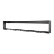 TORNA DESIGN stor Hoeck kl&auml;dh&auml;ngare, m. 7 krokar - svart st&aring;l