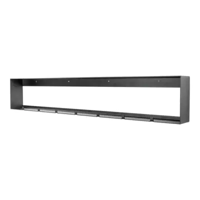 TORNA DESIGN stor Hoeck klädhängare, m. 7 krokar - svart stål