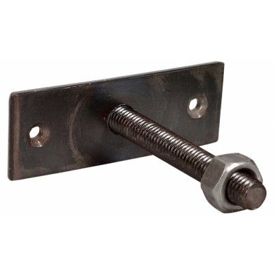 TRADEMARK LIVING krok - järn med klarlack, av skruv med mutter