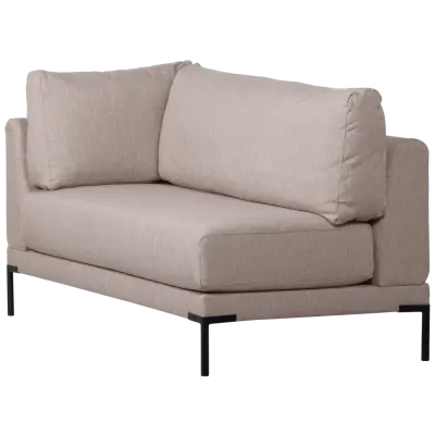 WOOOD Hörnelement för par, naturfärgad, höger