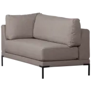 WOOOD Matbänk hörnelement höger taupe