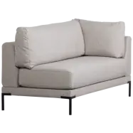 WOOOD PAR MATBÄNK HÖRNELEMENT VÄNSTER LJUSGRÅ