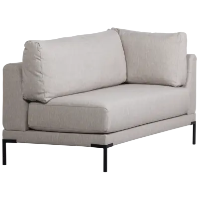 WOOOD PAR MATBÄNK HÖRNELEMENT VÄNSTER LJUSGRÅ