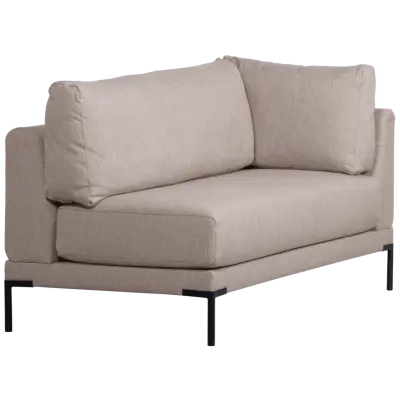 WOOOD Par matbänkar hörnelement vänster naturfärgad