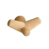 Woud - Tail Wing klädkrok Small, 13 cm, ek –